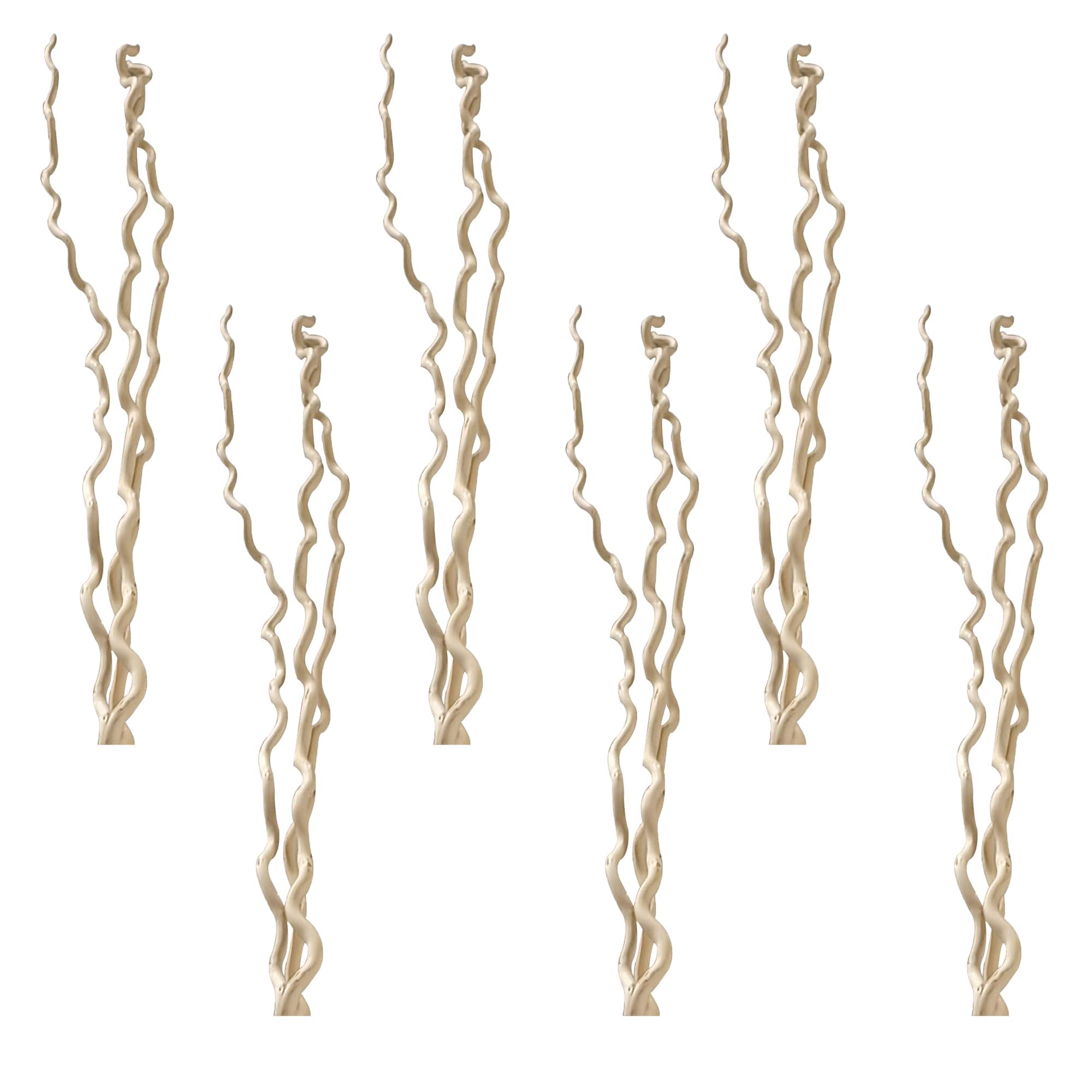 6 Pack: Cream Curly Willow Branch Bundle by Ashland®